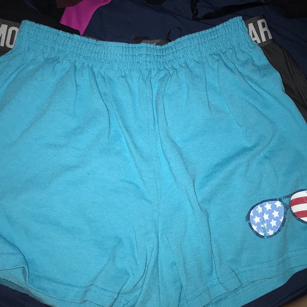 Blue shorts